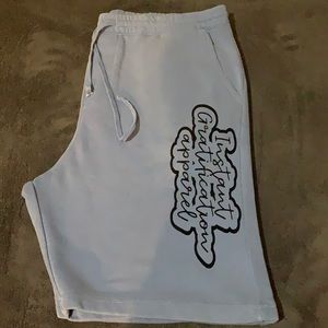 Instant gratification apparel pigment blue shorts